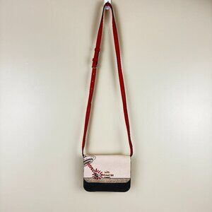 Vintage Coach Pebbled Leather Crossbody Bag